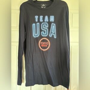 Team USA Tokyo Long Sleeve Shirt - Black